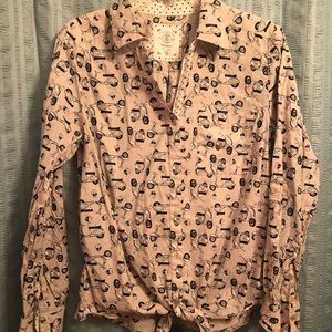 Style & Co Tan Medium Shirt